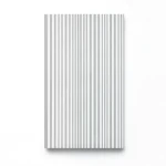 Wallpaper Striped Design White with Grey, Size 15.6m×106cm
