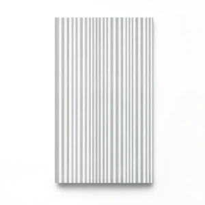 Wallpaper Striped Design White with Grey, Size 15.6m×106cm