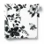 Wallpaper Floral Design 10m×53cm Black and White - Image 1