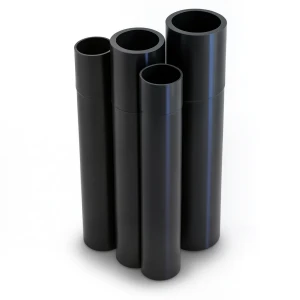 مواسير HDPE PE 80 ضغط 5 بار قطر خارجي 180 مم سمك 6.9 مم لون أسود