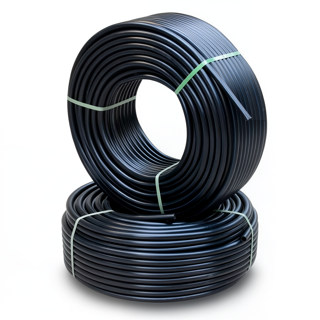أنابيب HDPE الراجحي PE 80 ضغط 5 بار قطر خارجي 140 مم سمك 5.4 مم لون أسود