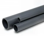 مواسير UPVC الوطنى ضغط 6 بار  مقاس 5 إنش سمك 3.8 مم لون رمادي غامق