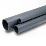 مواسير UPVC الوطنى ضغط 12 بار  مقاس 5 إنش سمك 7.3 مم لون رمادي غامق
