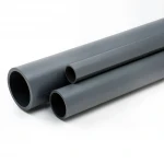 UPVC Pipes National Kham Nominal Pressure 6 Bar Size 5 inch Thickness 3.8 mm Dark Gray Colour