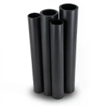 مواسير HDPE PE 80 ضغط 5 بار قطر خارجي 180 مم سمك 6.9 مم لون أسود