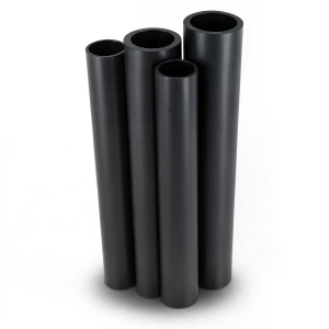 مواسير HDPE PE 80 ضغط 5 بار قطر خارجي 180 مم سمك 6.9 مم لون أسود