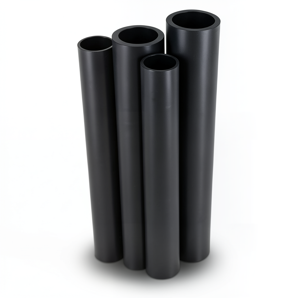 HDPE Pipes PE 80 Pressure 5 Bar Outer Diameter 180 mm Thickness 6.9 mm Black