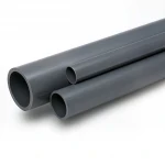 UPVC Pipes  National Kham Nominal Pressure 9 Bar Size 5 inch Thickness 5.5 mm Dark Gray Colour