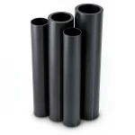 HDPE Pipes PE 80 Pressure 5 Bar Outer Diameter 200 mm Thickness 7.7 mm Black