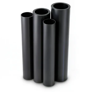 مواسير HDPE PE 80 ضغط 5 بار قطر خارجي 200 مم سمك 7.7 مم لون أسود