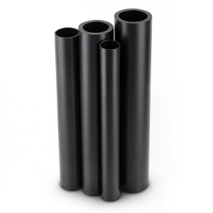 مواسير HDPE PE 80 ضغط 5 بار قطر خارجي 280 مم سمك 10.7 مم لون أسود