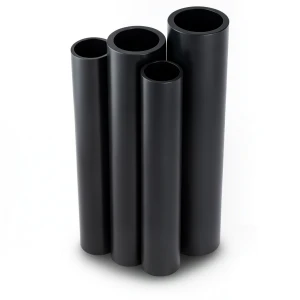 HDPE Pipes PE 80 Pressure 5 Bar Outer Diameter 225 mm Thickness 8.6 mm Black