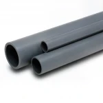 UPVC Pipes  National Kham Nominal Pressure 9 Bar Size 5 inch Thickness 5.5 mm Dark Gray Colour