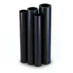 مواسير HDPE PE 80 ضغط 5 بار قطر خارجي 315 مم سمك 12.1 مم أسود