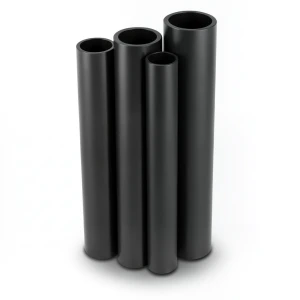 مواسير HDPE PE 80 ضغط 5 بار قطر خارجي 280 مم سمك 10.7 مم لون أسود