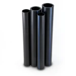 مواسير HDPE PE 100 ضغط 4 بار قطر 710 مم سمك 17.4 مم لون أسود