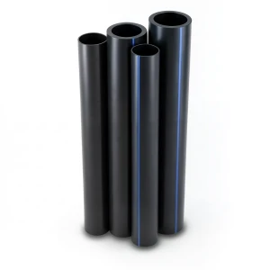 مواسير HDPE PE 100 ضغط 4 بار قطر 710 مم سمك 17.4 مم لون أسود