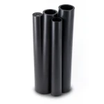 مواسير HDPE PE 80 ضغط 5 بار قطر خارجي 450 مم سمك 17.2 مم لون أسود