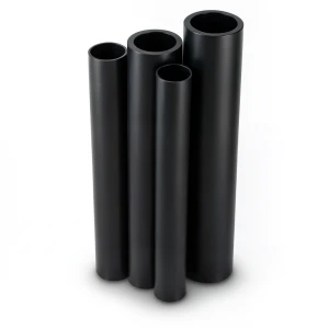 مواسير HDPE PE 100 ضغط 4 بار قطر خارجي 800 مم سمك 19.6 مم لون أسود
