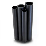 مواسير HDPE PE 100 ضغط 4 بار قطر 900 مم سمك 22.0 مم لون أسود