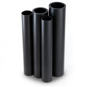 مواسير HDPE PE 100 ضغط 4 بار قطر 710 مم سمك 17.4 مم لون أسود