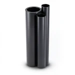 مواسير HDPE PE 80 ضغط 5 بار قطر خارجي 560 مم سمك 21.4 مم لون أسود