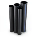 مواسير HDPE PE 100 ضغط 4 بار قطر خارجي 800 مم سمك 19.6 مم لون أسود