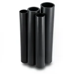 HDPE Pipes PE 80 Pressure 5 Bar Outer Diameter 630 mm Thickness 24.1 mm Black