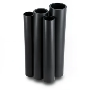 HDPE Pipes PE 80 Pressure 5 Bar Outer Diameter 630 mm Thickness 24.1 mm Black