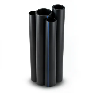 مواسير HDPE PE 100 ضغط 4 بار قطر خارجي 1200 مم سمك 29.4 مم لون أسود