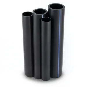 مواسير HDPE PE 100 ضغط 4 بار قطر 900 مم سمك 22.0 مم لون أسود