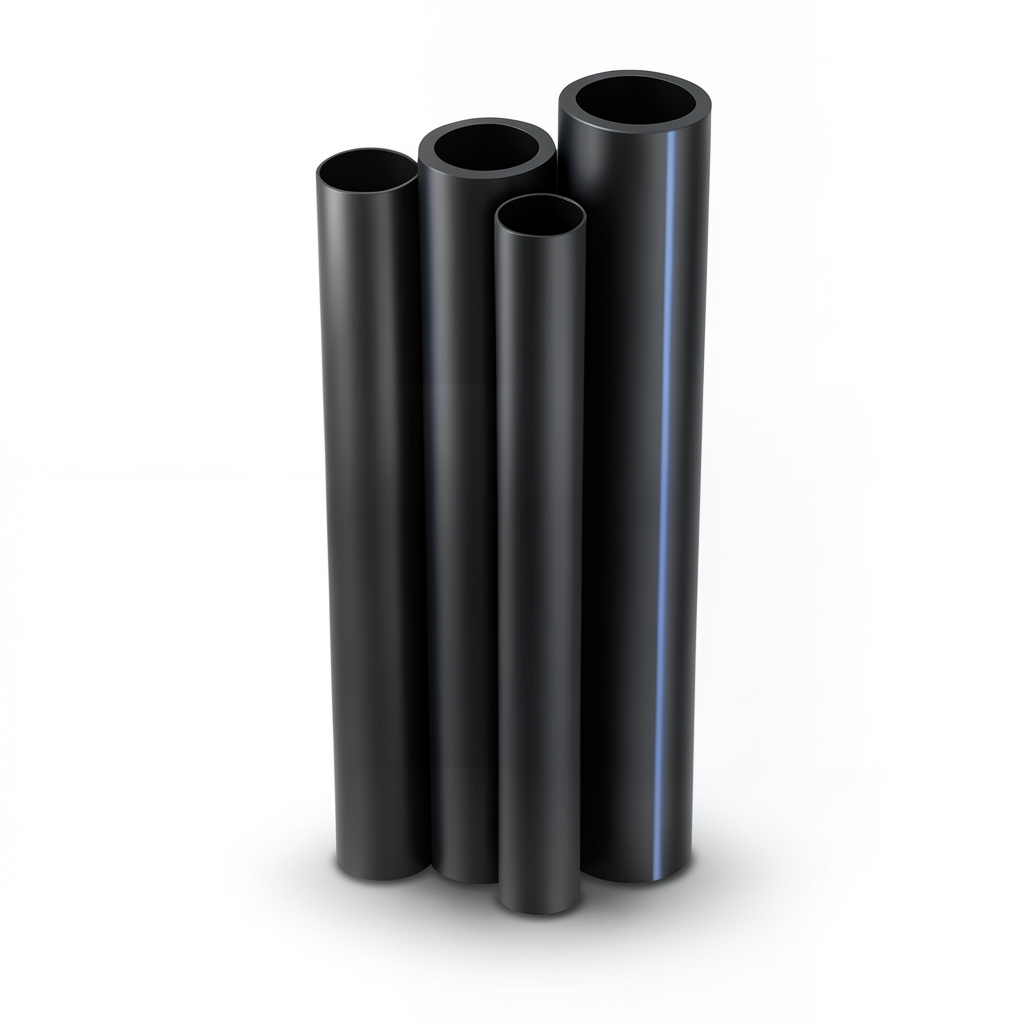 Al-Rajhi HDPE Pipes PE 80 Pressure 5 Bar Outer Diameter 710 mm Thickness 27.2 mm Black