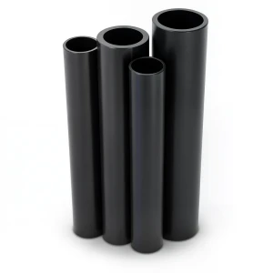 مواسير HDPE PE 100 ضغط 4 بار قطر خارجي 1200 مم سمك 29.4 مم لون أسود