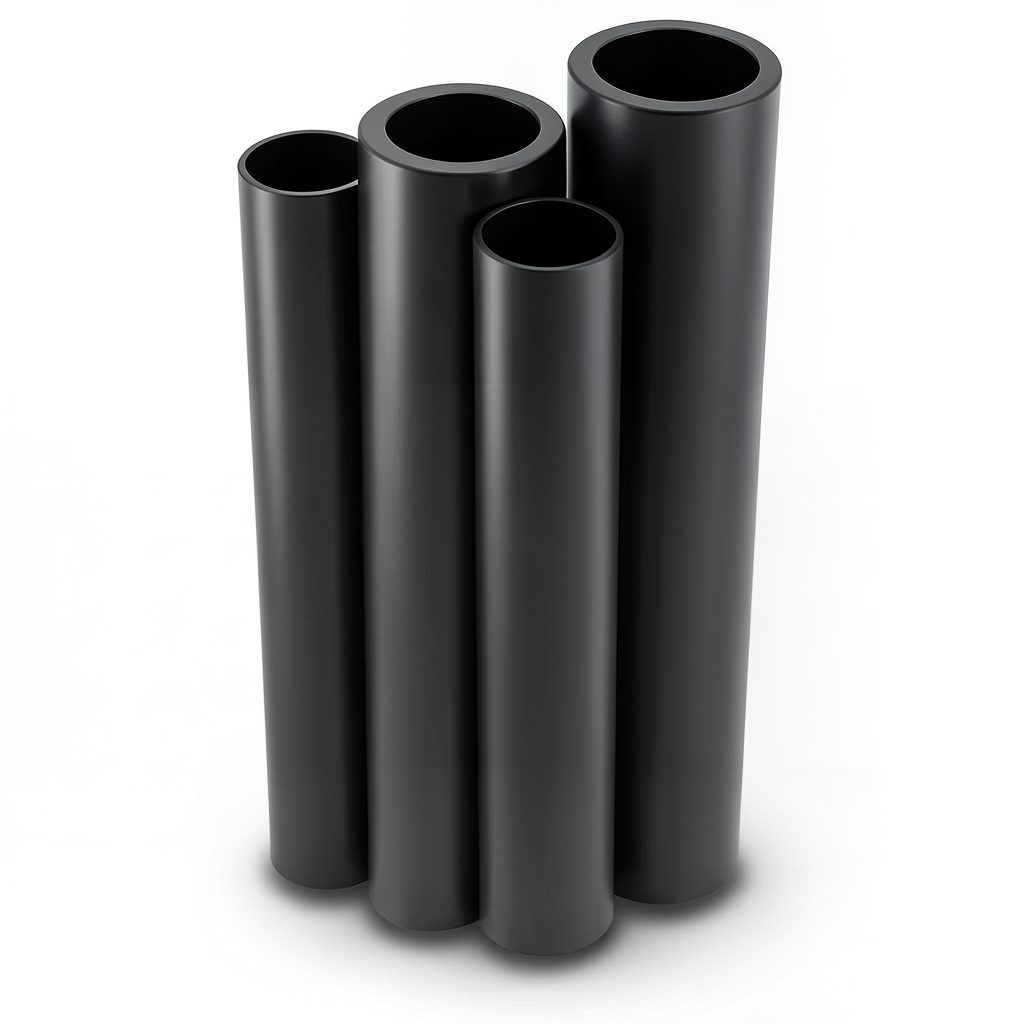 مواسير HDPE الراجحي PE 80 ضغط 5 بار قطر خارجي 900 مم سمك 34.4 مم لون أسود