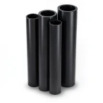مواسير HDPE PE 100 ضغط 4 بار قطر 1400 مم سمك 34.3 مم لون أسود