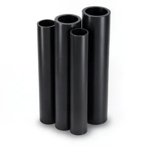 مواسير HDPE PE 100 ضغط 4 بار قطر 1400 مم سمك 34.3 مم لون أسود