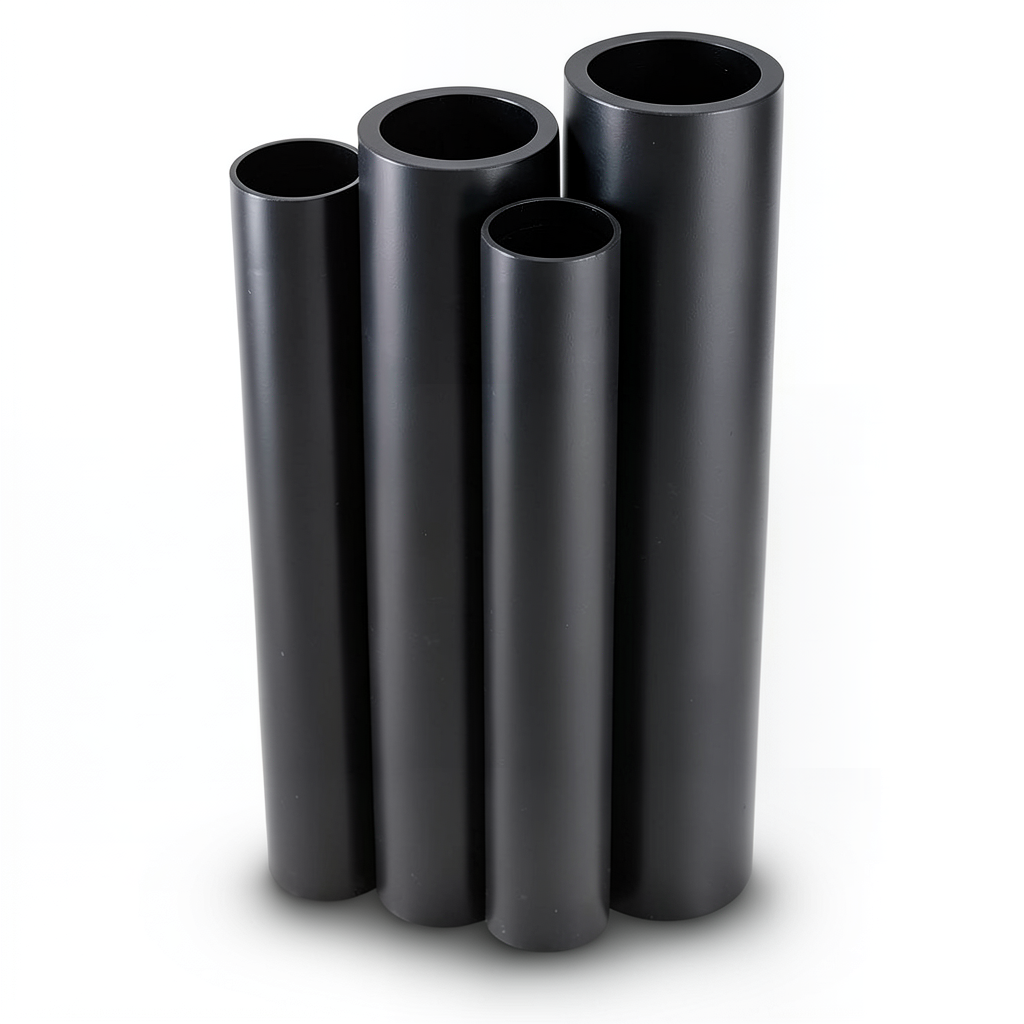 HDPE Pipes PE 80 Pressure 5 Bar Outer Diameter 1200 mm Thickness 45.9 mm Black