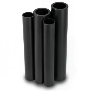 HDPE Pipes PE 80 Pressure 5 Bar Outer Diameter 1400 mm Thickness 53.5 mm Black