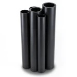 HDPE Pipes PE 80 Pressure 5 Bar Outer Diameter 1600 mm Thickness 61.2 mm Black