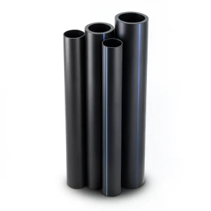 مواسير HDPE البولي ايثيلين PE 80 ضغط 3.2 بار قطر خارجي 315 مم سمك 7.7 مم لون اسود