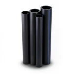 أنابيب HDPE PE 80 ضغط 3.2 بار قطر خارجي 400 مم سمك 9.8 مم لون أسود