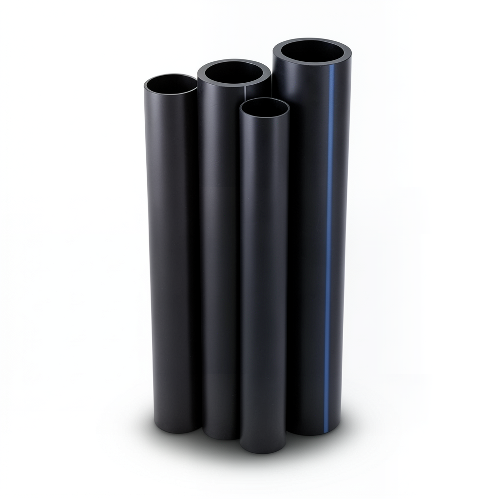 HDPE Pipes PE 80 Pressure 3.2 Bar Outside Diameter 400 mm Thickness 9.8 mm Black
