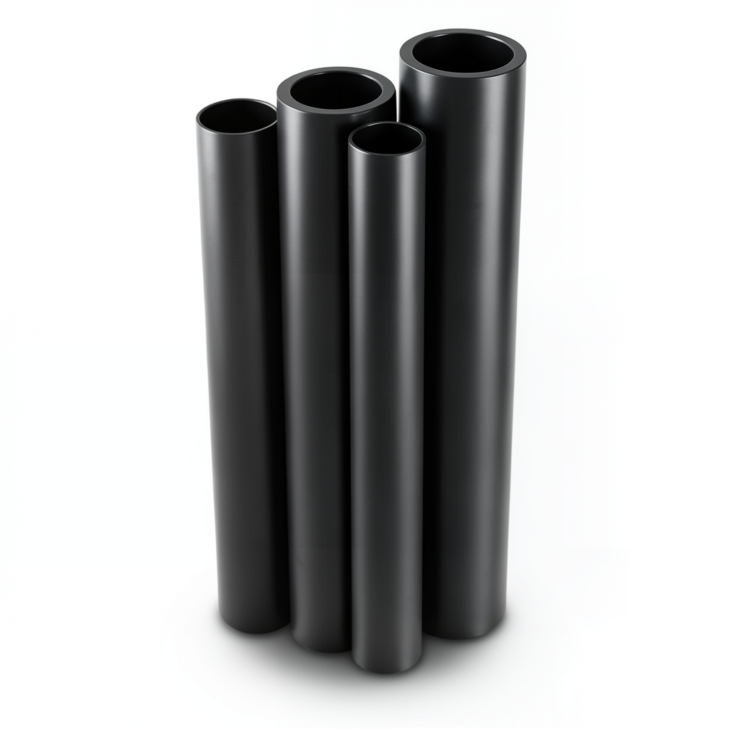 HDPE Pipes PE 80 Pressure 3.2 Bar Outside Diameter 500 mm Thickness 12.3 mm Black