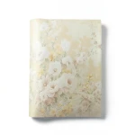 Floral Wallpaper Vinyl Sheath 15.6m x 106cm Beige Yellow