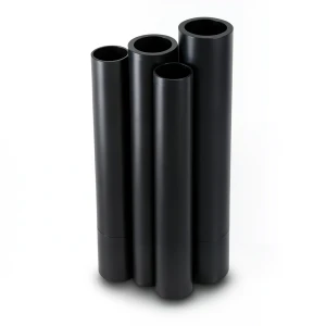 HDPE Pipes PE 80 Pressure 3.2 Bar Outside Diameter 630 mm Thickness 15.4 mm Black