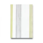 Wallpaper Striped Design 10m×53cm Yellow White Grey