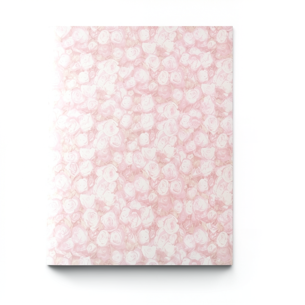 Italian Wall Decoration 10m x 0.73m Pink, Model 25032