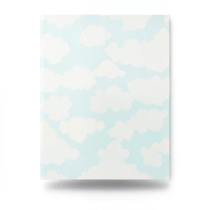 American Wall Covering Youth & Children 10m x 0.53m Off White Blue