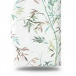 Leaf-patterned wallpaper, length 10 m, width 0.53 m, white color, model 10388-18