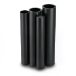 HDPE Pipes PE 80 Pressure 5 Bar Outer Diameter 400 mm Thickness 15.3 mm Black